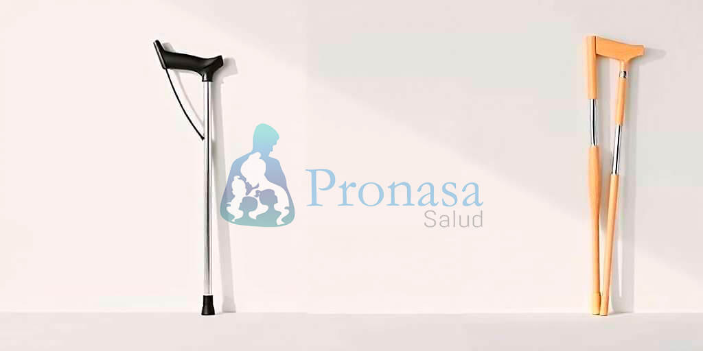 ¿Que diferencia hay entre muletas de aluminio y muletas de madera?