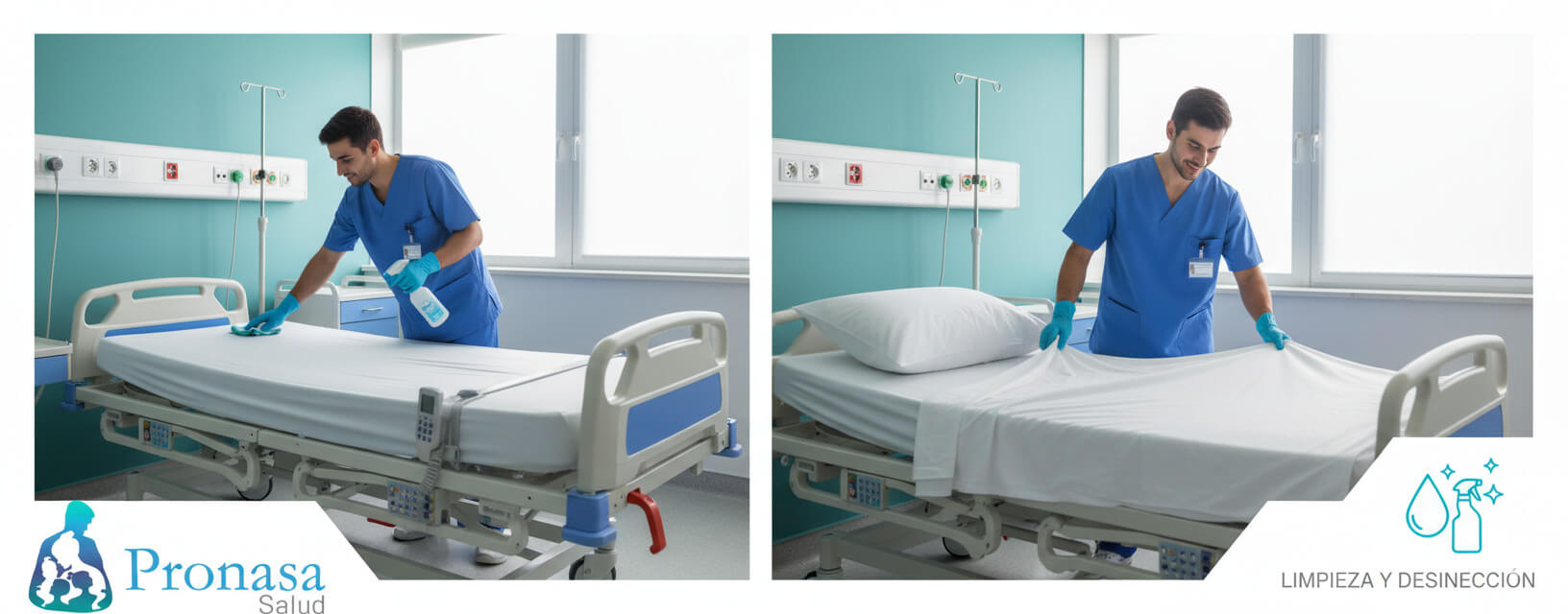 ¿Cómo limpiar y desinfectar una cama clínica correctamente?: Guía práctica