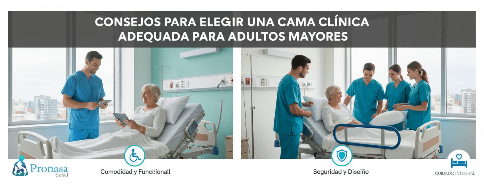 Consejos para elegir una cama clínica adecuada para adultos mayores