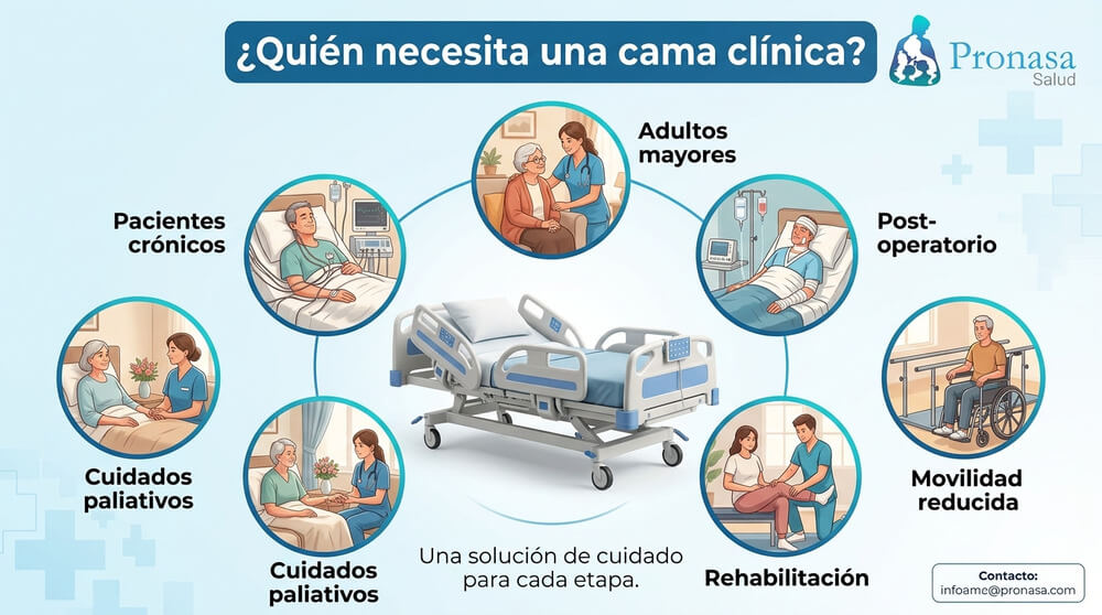 ¿Quién necesita una cama clínica: Casos más comunes en Perú?